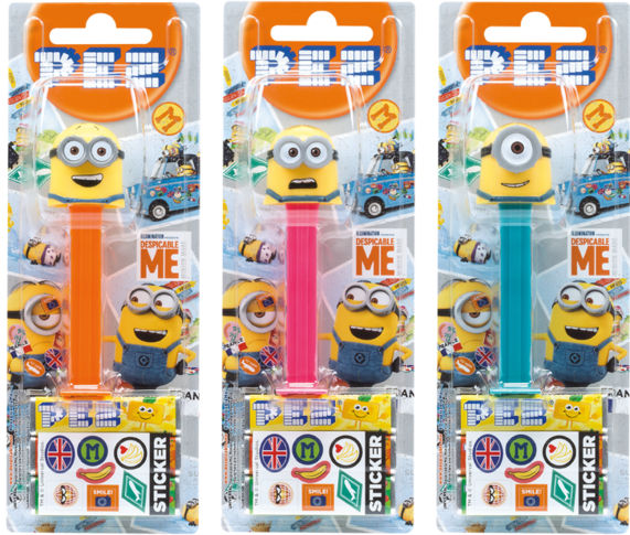 PEZ Dispenser Set Minions Summer Edition