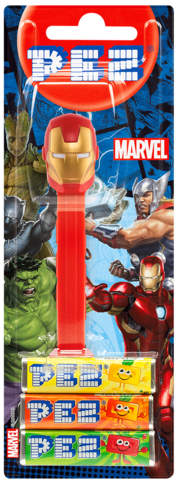 PEZ - Distributeur de bonbons et recharge de bonbons Marvel - Iron Man, Fr