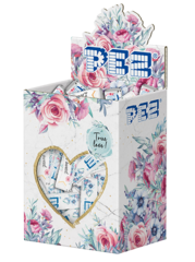 PEZ Wedding Box "Love is sweet" candies (50 pcs)